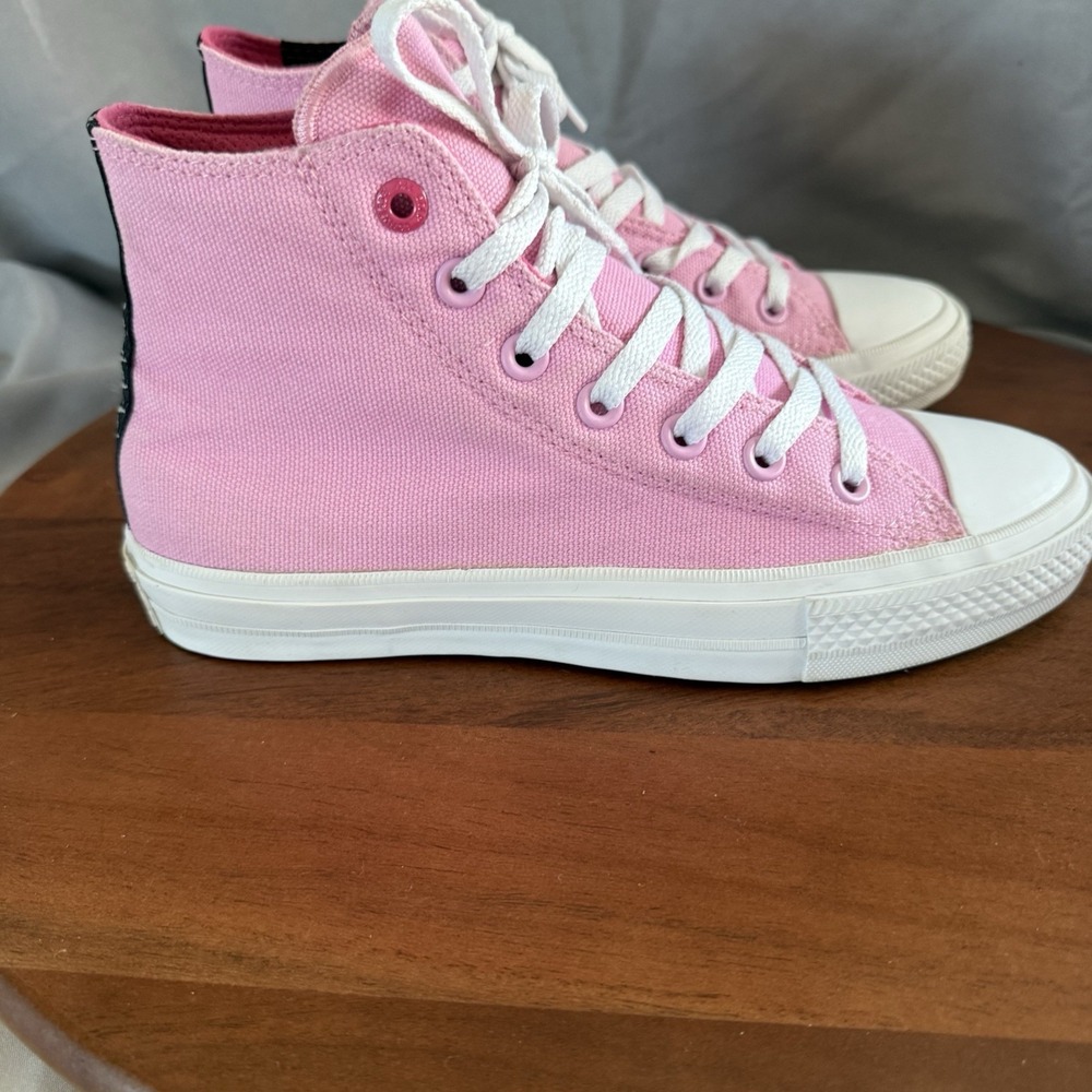 Converse Chuck Taylor II Lunarlon Hi Top‎ Unisex Pink Sneakers Men's 6 Women's 8